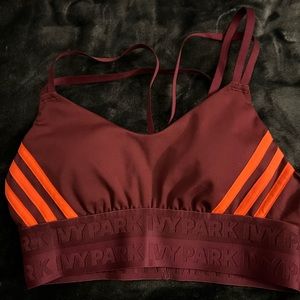 IVY PARK ADIDAS RED SPORTS BRA